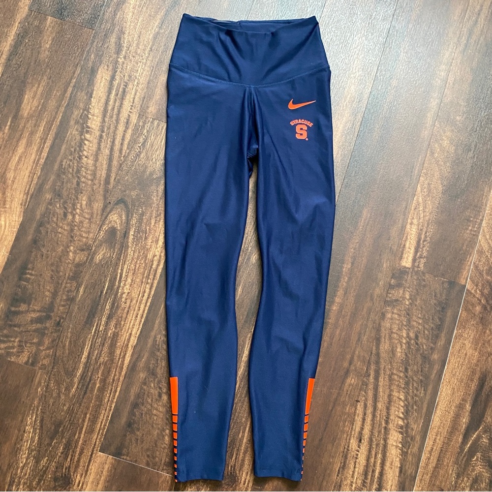 Nike Blue and Orange Leggings